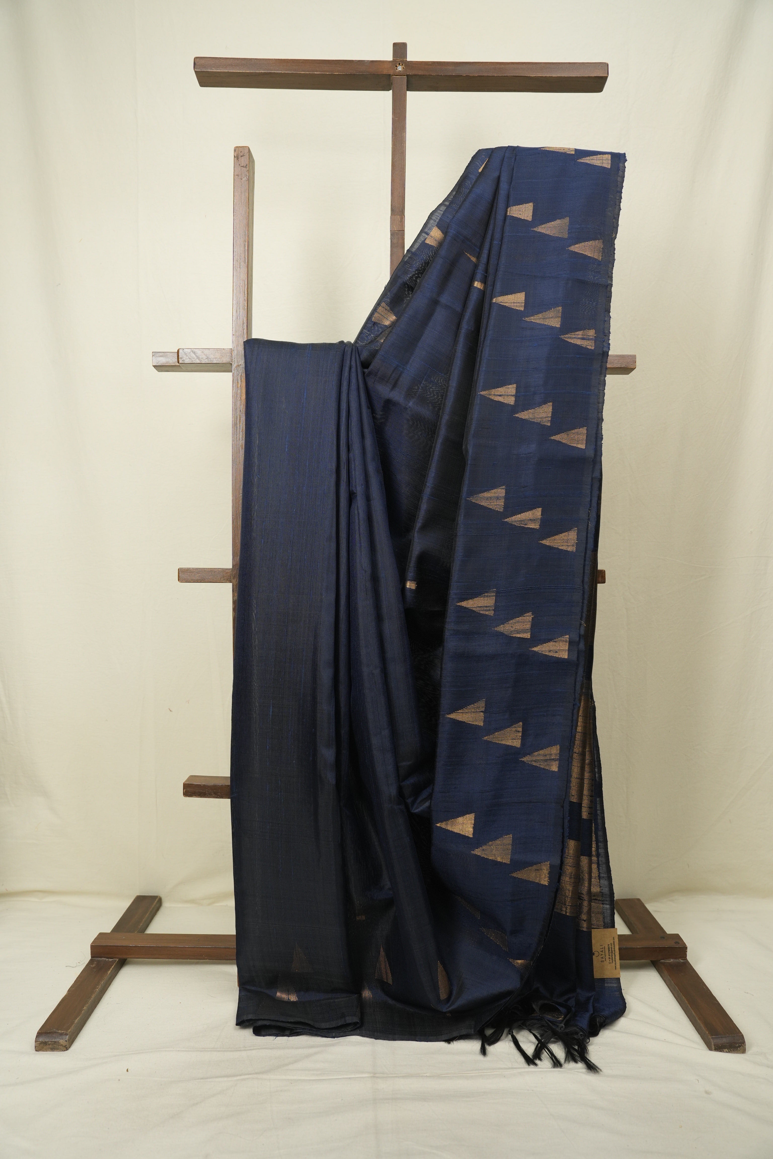 Teal Blue Raw Silk Saree - SRTBRSS1107