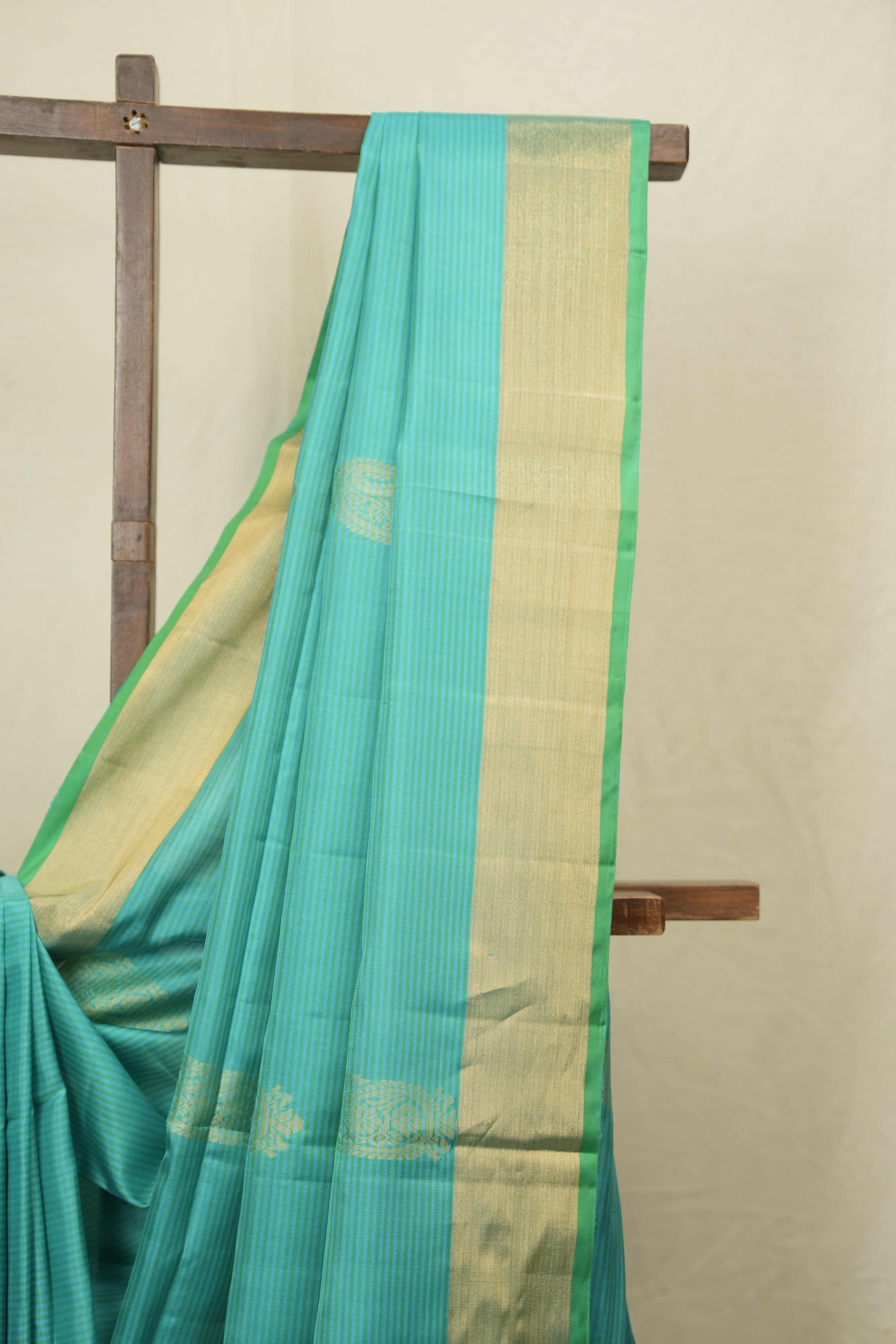Aqua Blue Soft Silk Saree - SRABSSS452