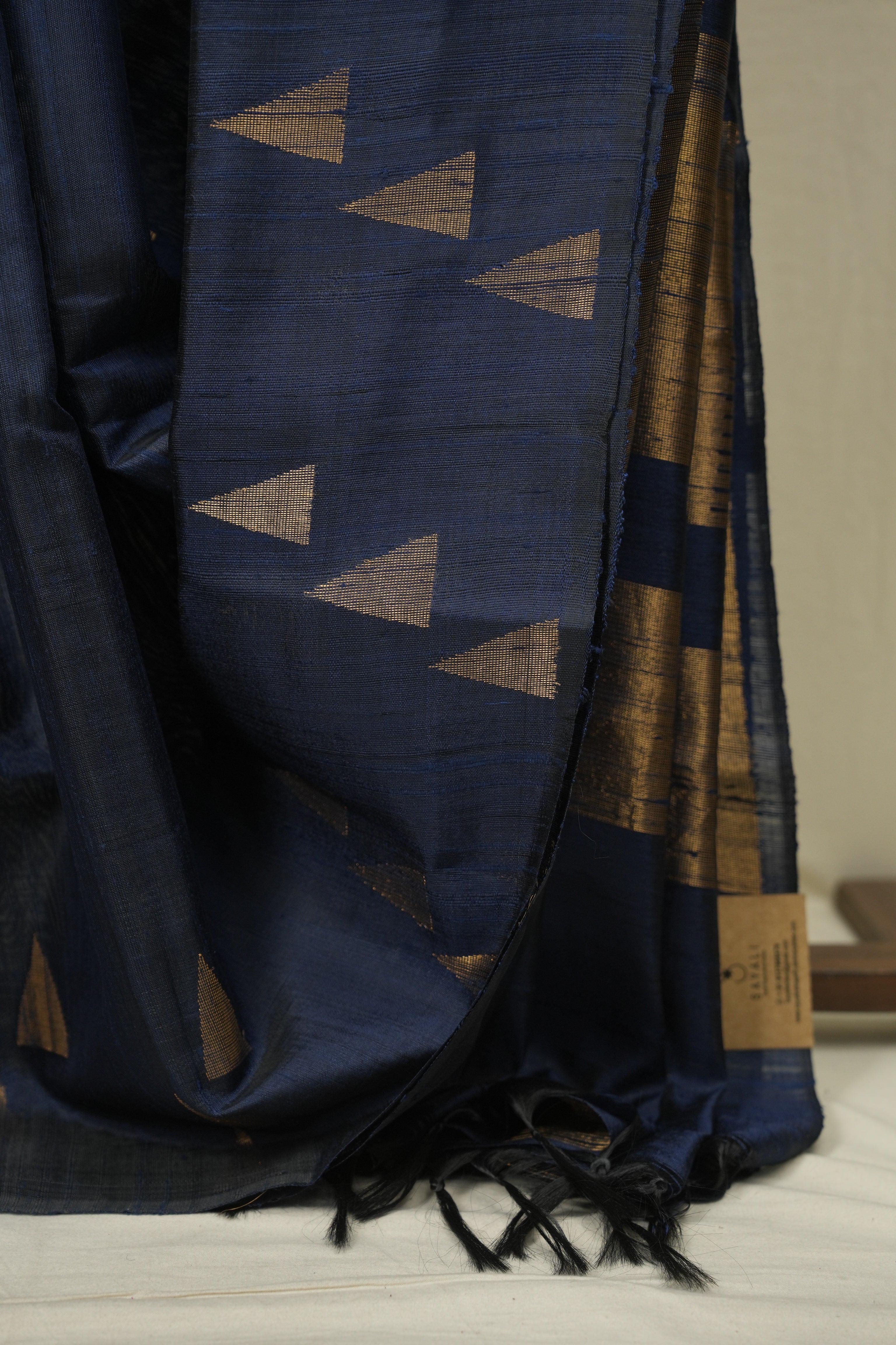 Teal Blue Raw Silk Saree - SRTBRSS1107