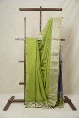 Pista Green Maheshwari Saree - SRPGMS1047