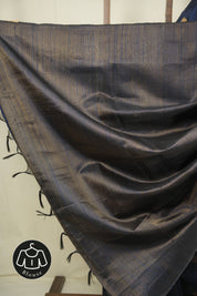 Teal Blue Raw Silk Saree - SRTBRSS1107