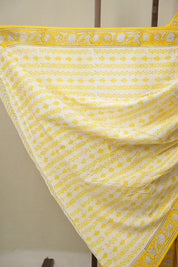 Yellow HBP Cotton Saree - SRYCS3386
