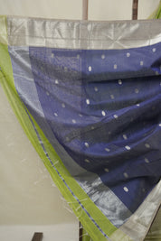 Pista Green Maheshwari Saree - SRPGMS1047