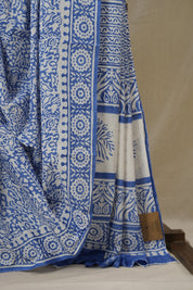 Blue HBP Cotton Saree - SRBCS3387