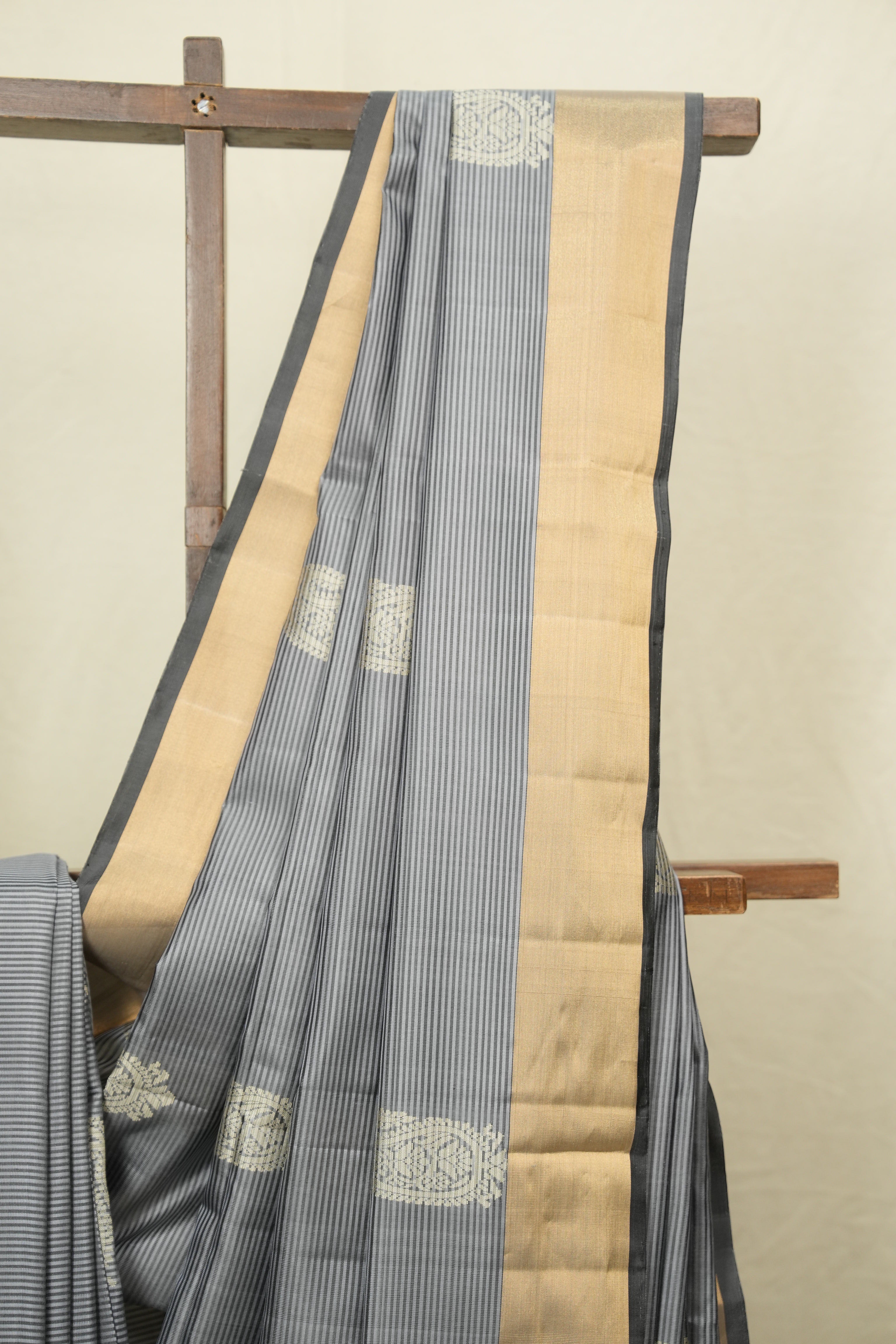 Grey Soft Silk Saree - SRGSSS451