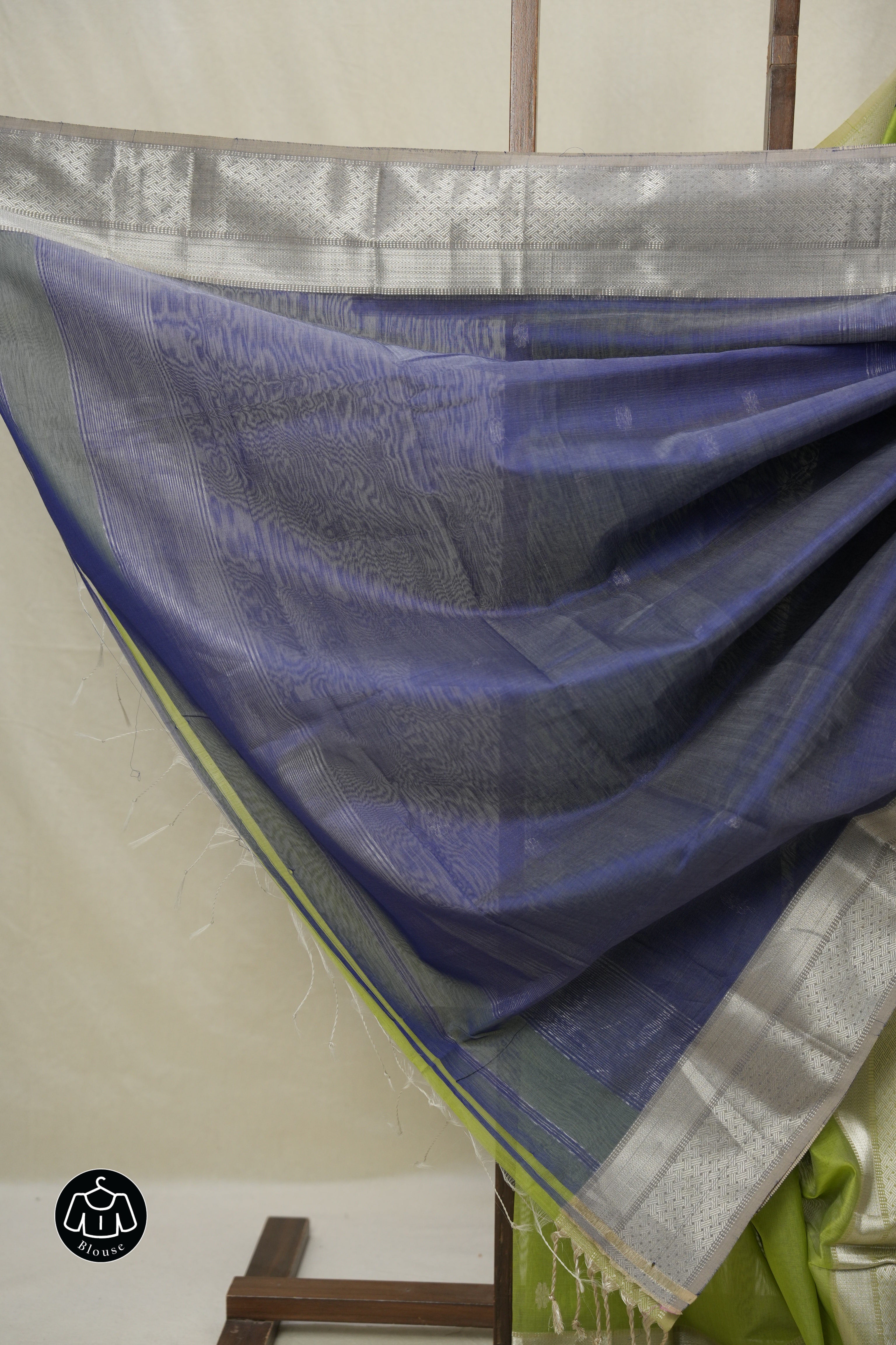Pista Green Maheshwari Saree - SRPGMS1047