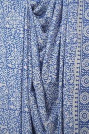 Blue HBP Cotton Saree - SRBCS3387