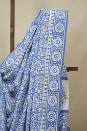 Blue HBP Cotton Saree - SRBCS3387