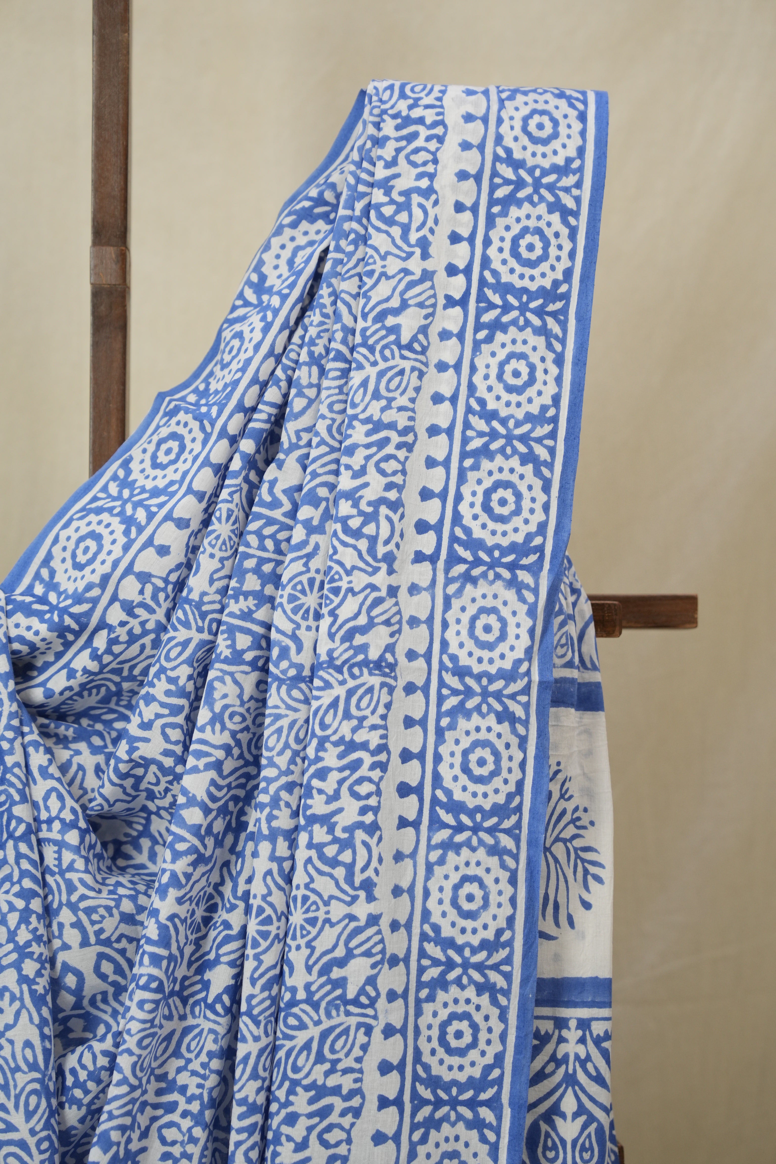 Blue HBP Cotton Saree - SRBCS3387