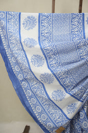 Blue HBP Cotton Saree - SRBCS3387