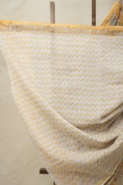 Pestle Orange HBP Kota Doria Saree - SRPOKDS166