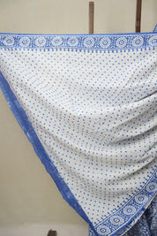 Blue HBP Cotton Saree - SRBCS3387