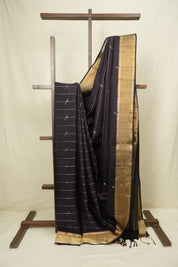 Violet Soft Silk Saree - SRVSSS446
