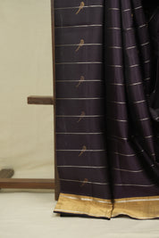 Violet Soft Silk Saree - SRVSSS446