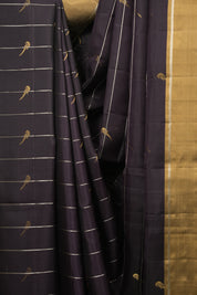 Violet Soft Silk Saree - SRVSSS446