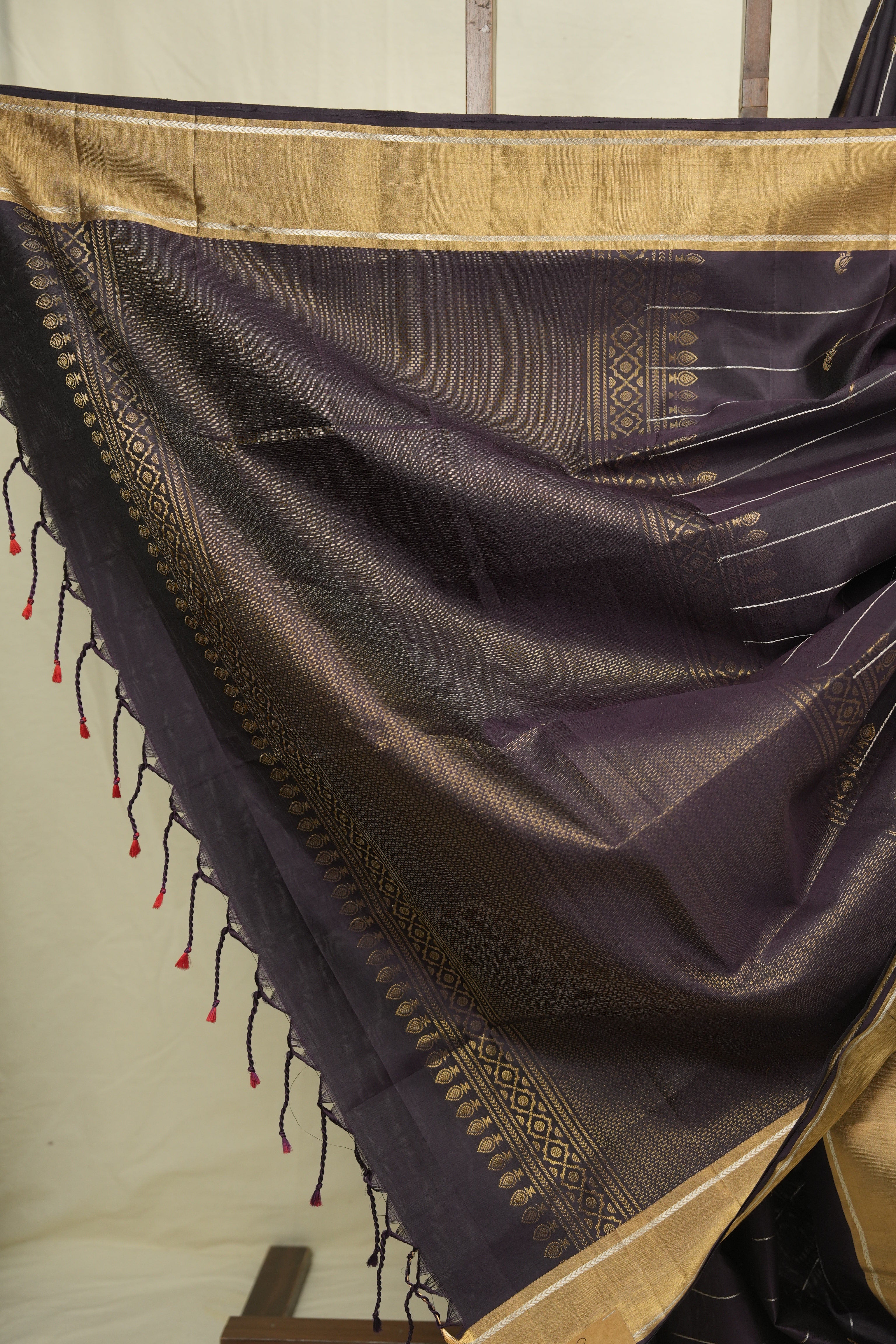 Violet Soft Silk Saree - SRVSSS446