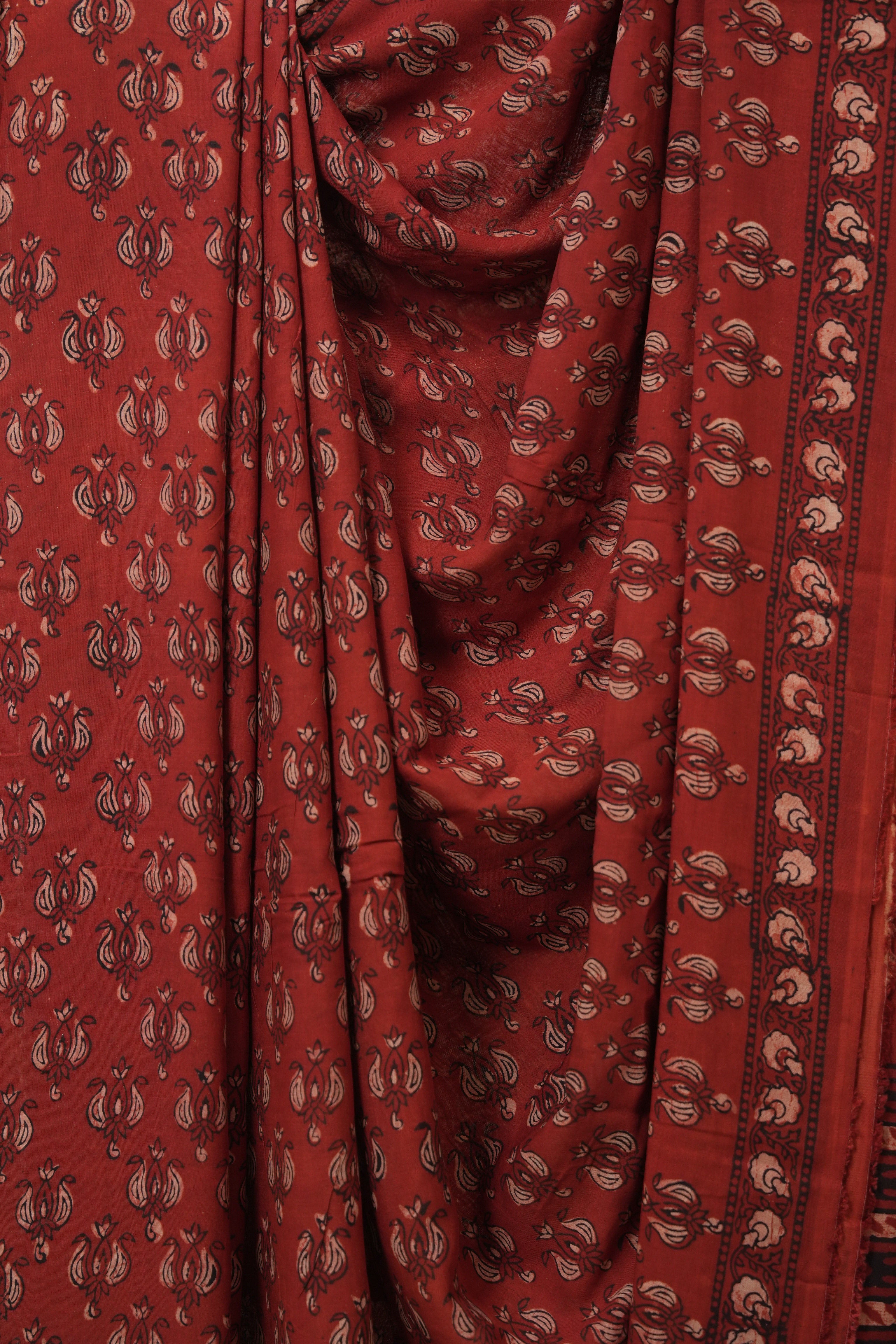 Maroon HBP Modal Silk Saree - SRMMSS651