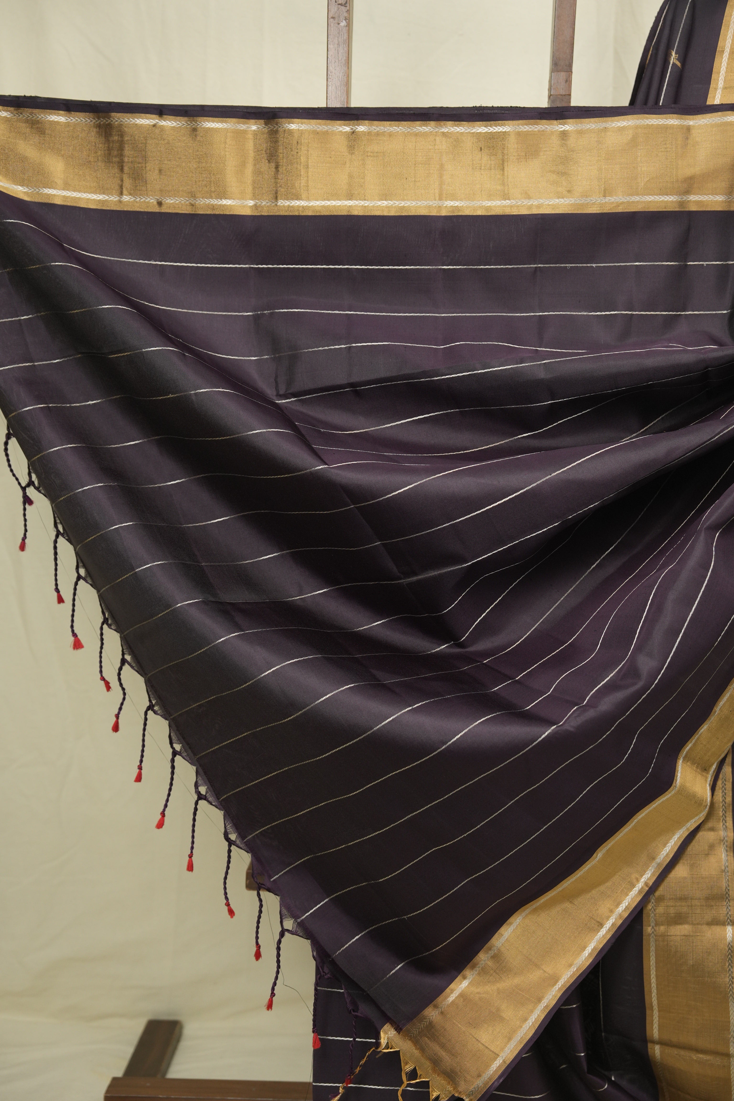 Violet Soft Silk Saree - SRVSSS446