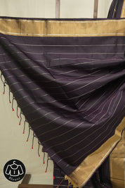 Violet Soft Silk Saree - SRVSSS446