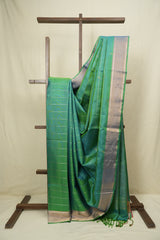 Aqua Green Soft Silk Saree - SRAGSSS448