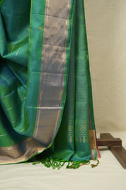 Aqua Green Soft Silk Saree - SRAGSSS448