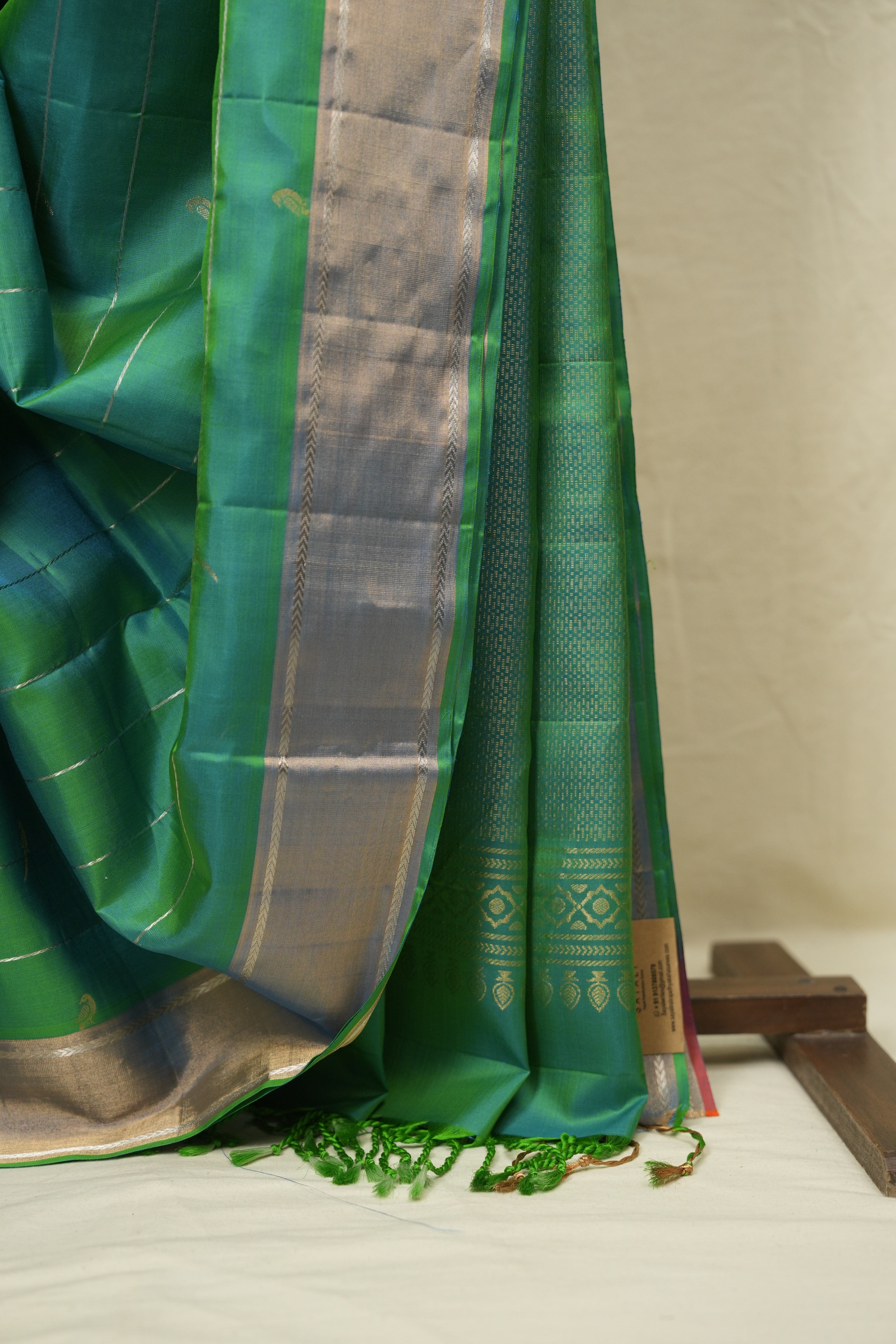 Aqua Green Soft Silk Saree - SRAGSSS448