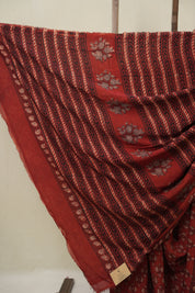 Maroon HBP Modal Silk Saree - SRMMSS651