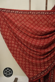 Maroon HBP Modal Silk Saree - SRMMSS651
