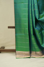 Aqua Green Soft Silk Saree - SRAGSSS448