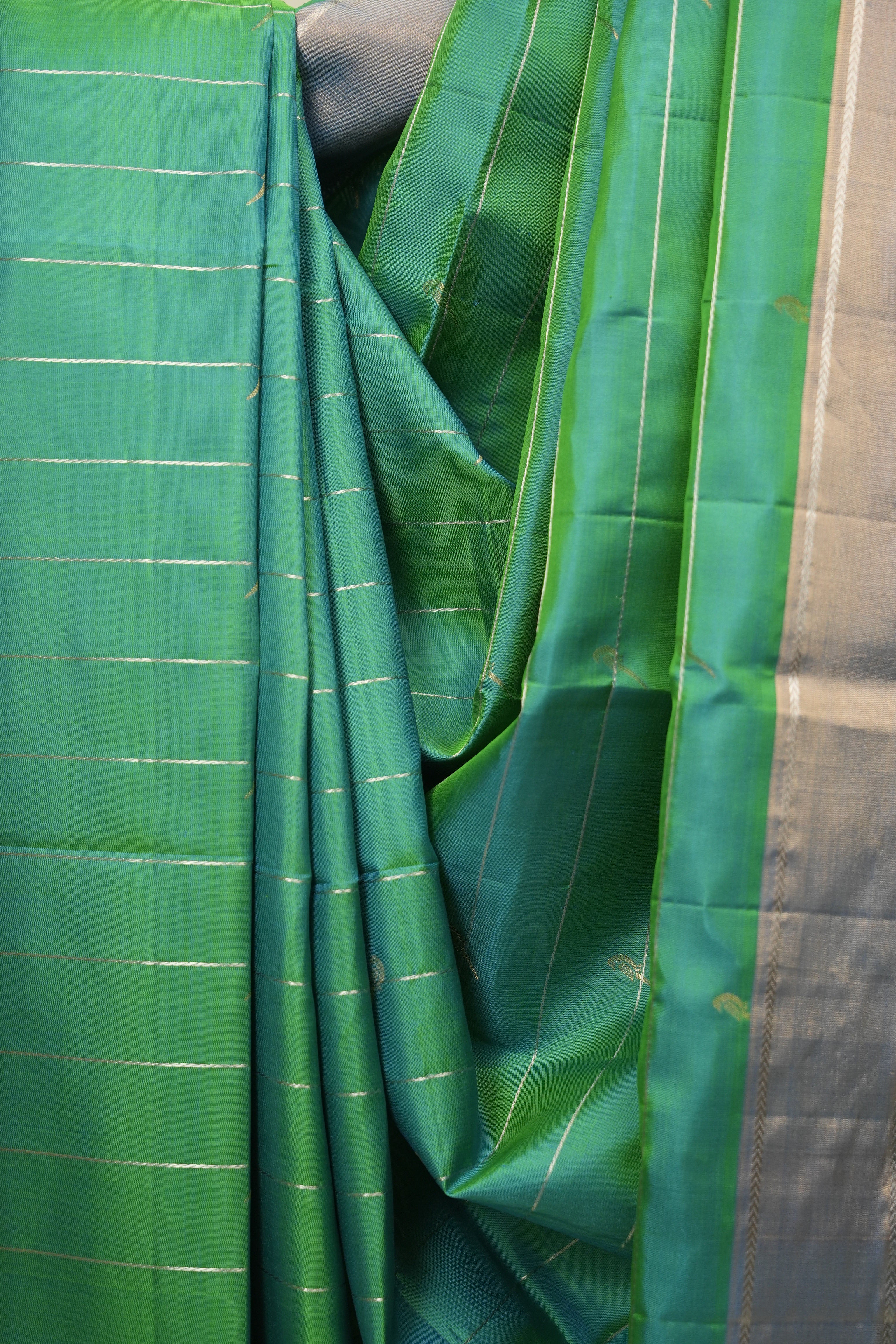 Aqua Green Soft Silk Saree - SRAGSSS448