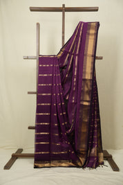 Purple Maheshwari Saree - SRPMS1169