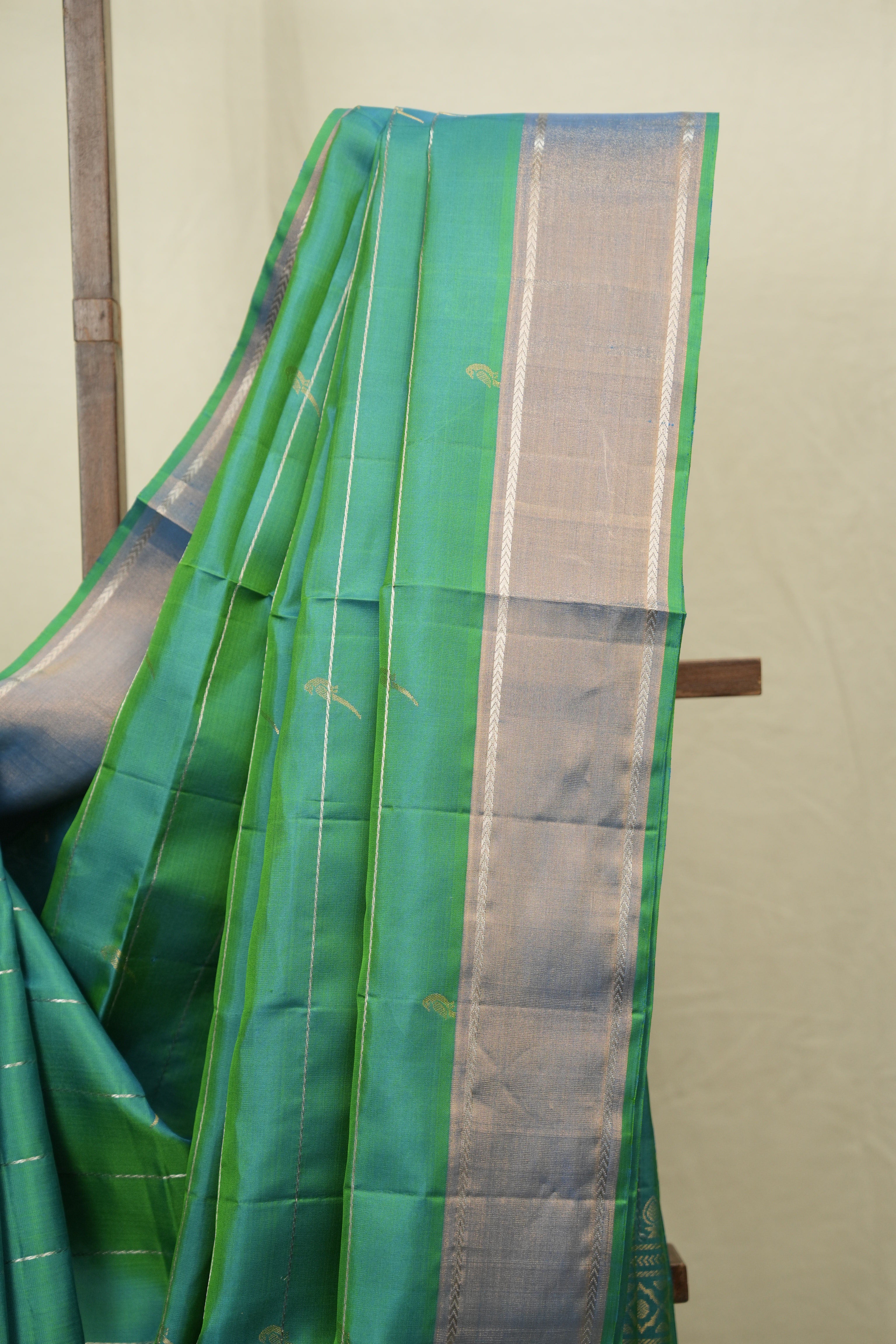Aqua Green Soft Silk Saree - SRAGSSS448