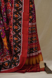 Pink Red Rajkot Patola Silk Saree - SRPRRPSS591