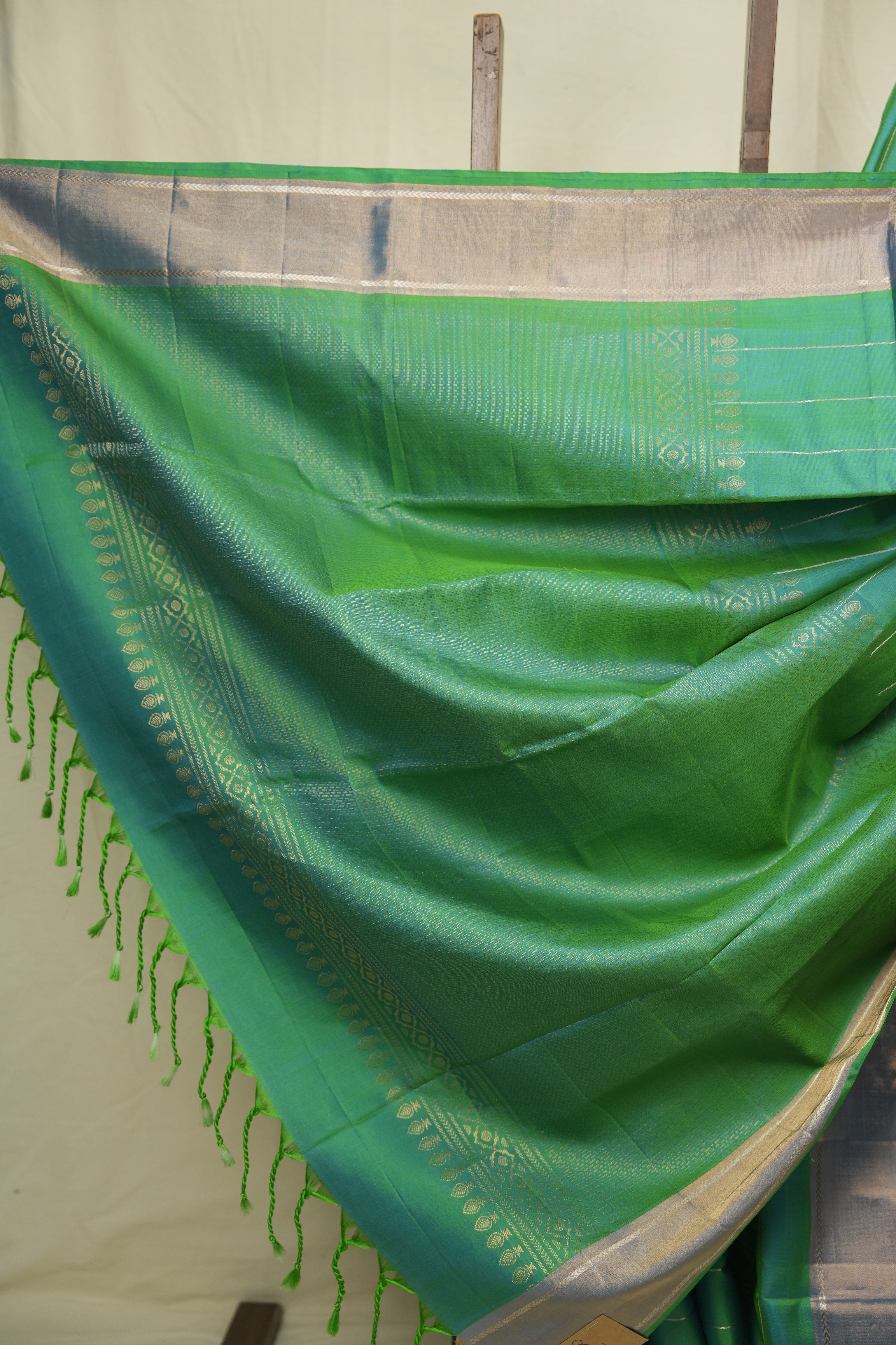 Aqua Green Soft Silk Saree - SRAGSSS448