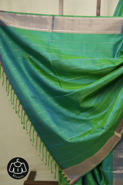 Aqua Green Soft Silk Saree - SRAGSSS448