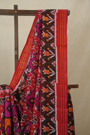 Pink Red Rajkot Patola Silk Saree - SRPRRPSS591