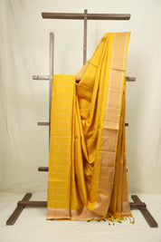 Yellow Soft Silk Saree - SRYSSS445