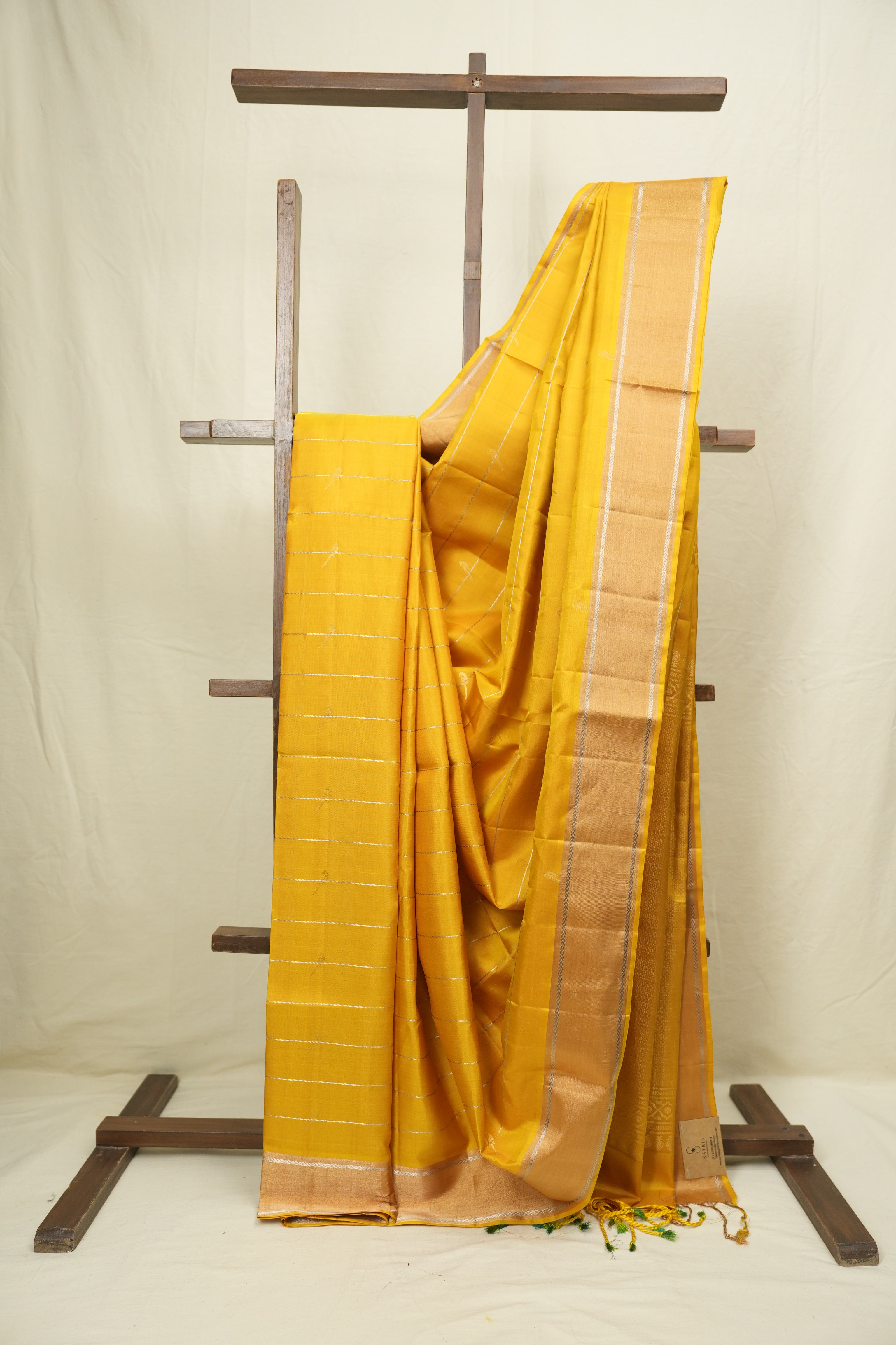 Yellow Soft Silk Saree - SRYSSS445
