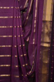 Purple Maheshwari Saree - SRPMS1169