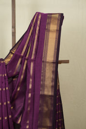 Purple Maheshwari Saree - SRPMS1169