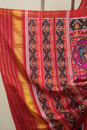 Pink Red Rajkot Patola Silk Saree - SRPRRPSS591