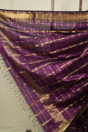 Purple Maheshwari Saree - SRPMS1169