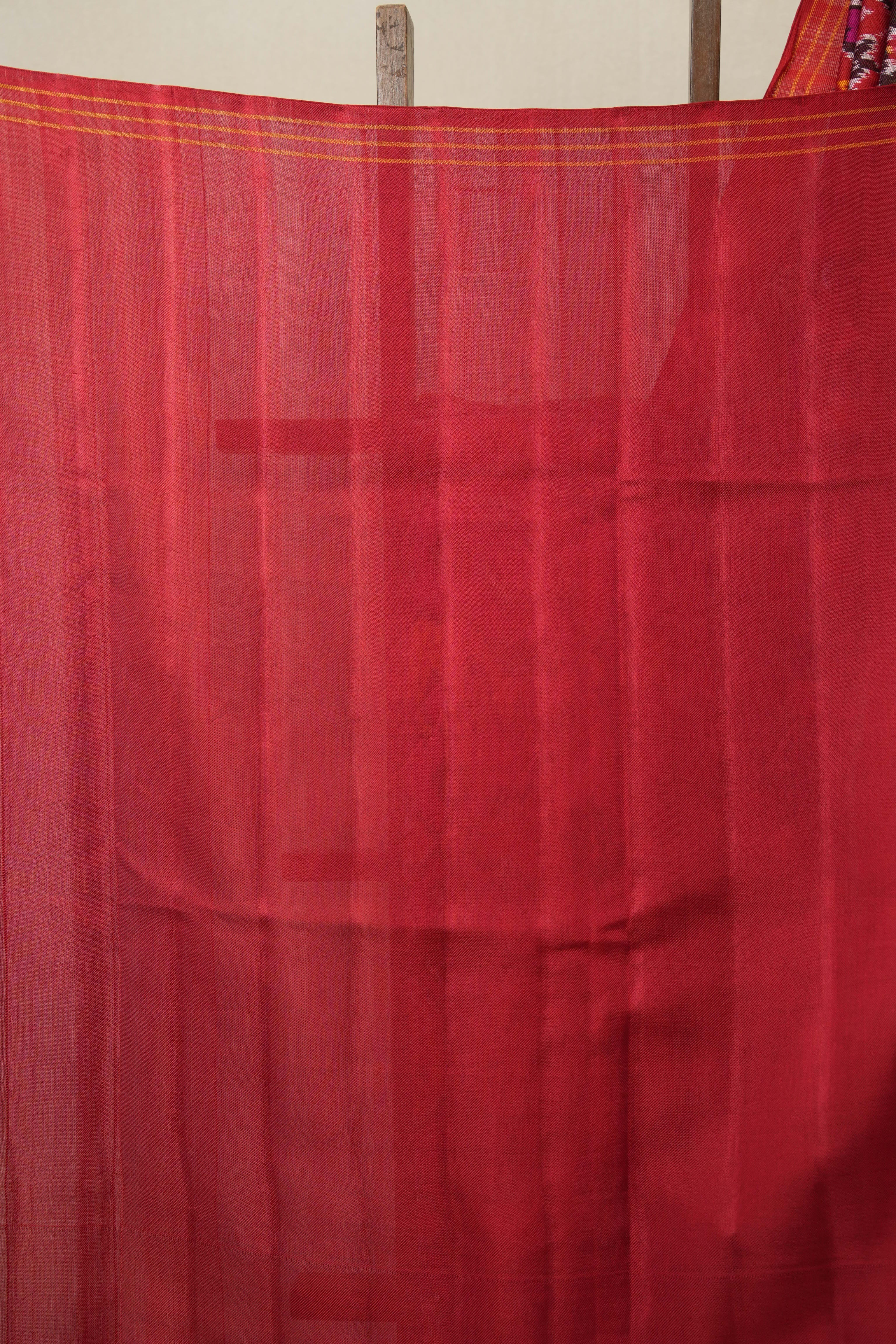Pink Red Rajkot Patola Silk Saree - SRPRRPSS591