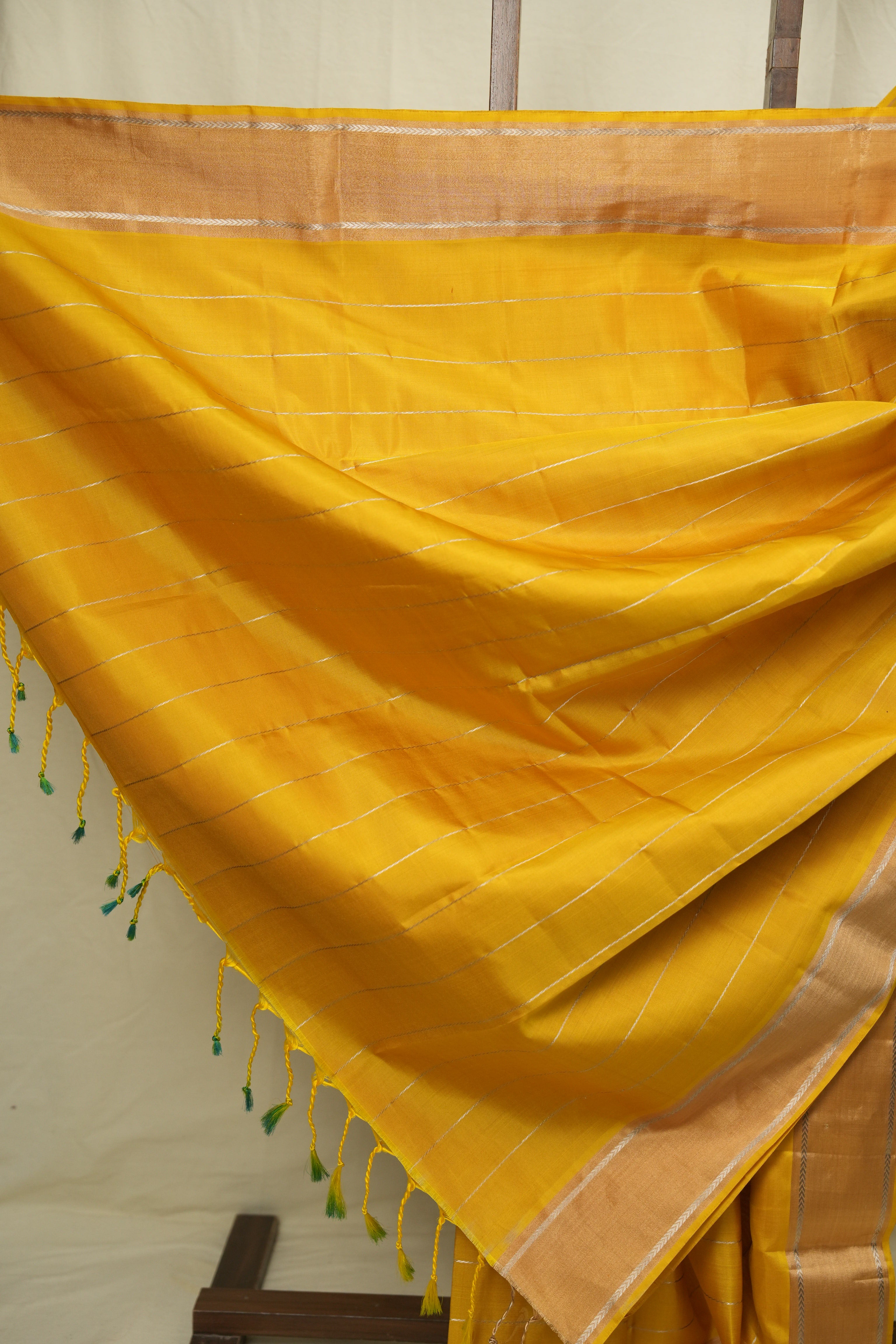 Yellow Soft Silk Saree - SRYSSS445