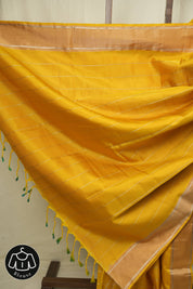 Yellow Soft Silk Saree - SRYSSS445