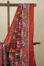 Green Red Rajkot Patola Silk Saree - SRGRRPSS592