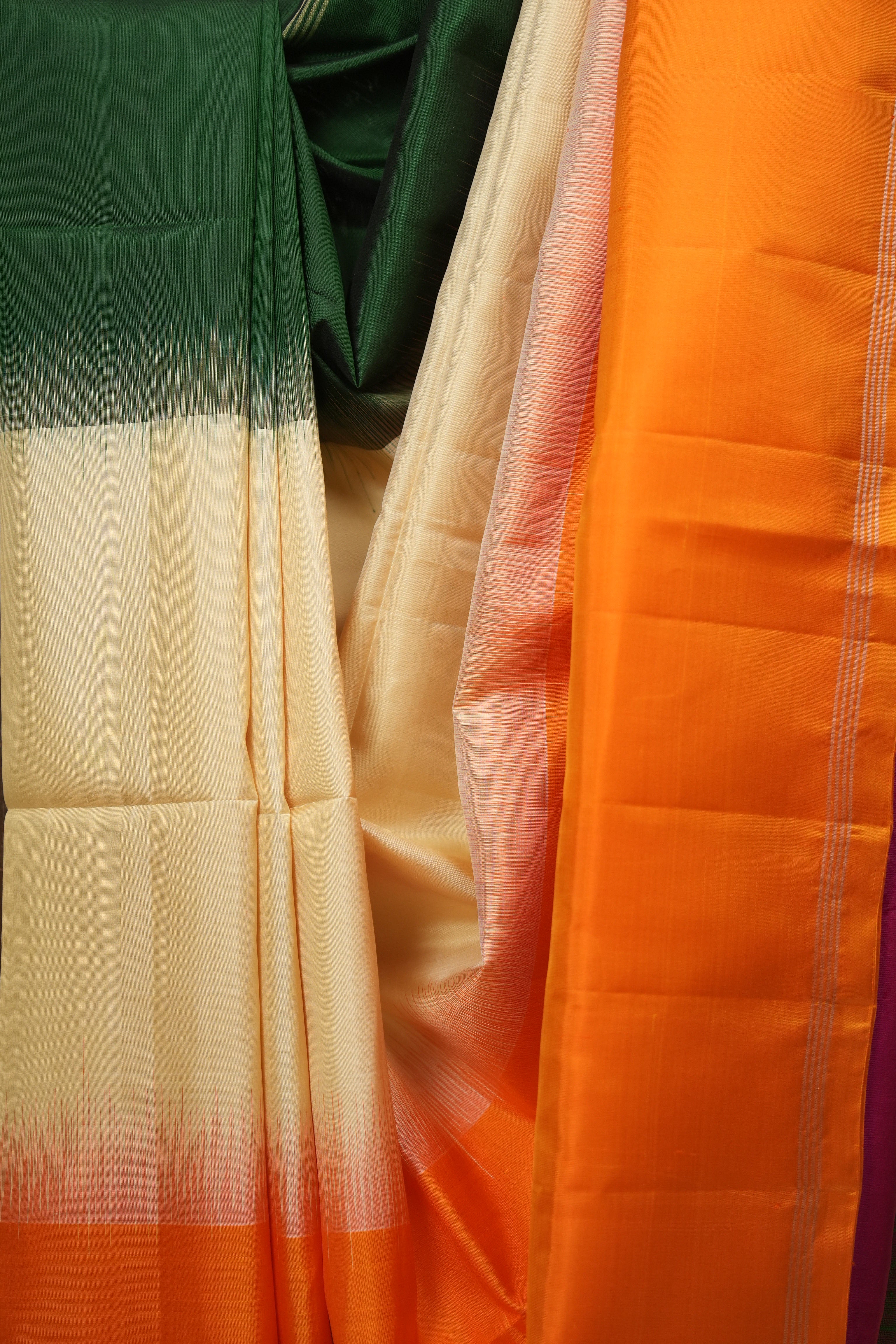 Beige Soft Silk Saree - SRBSSS442