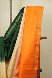 Beige Soft Silk Saree - SRBSSS442