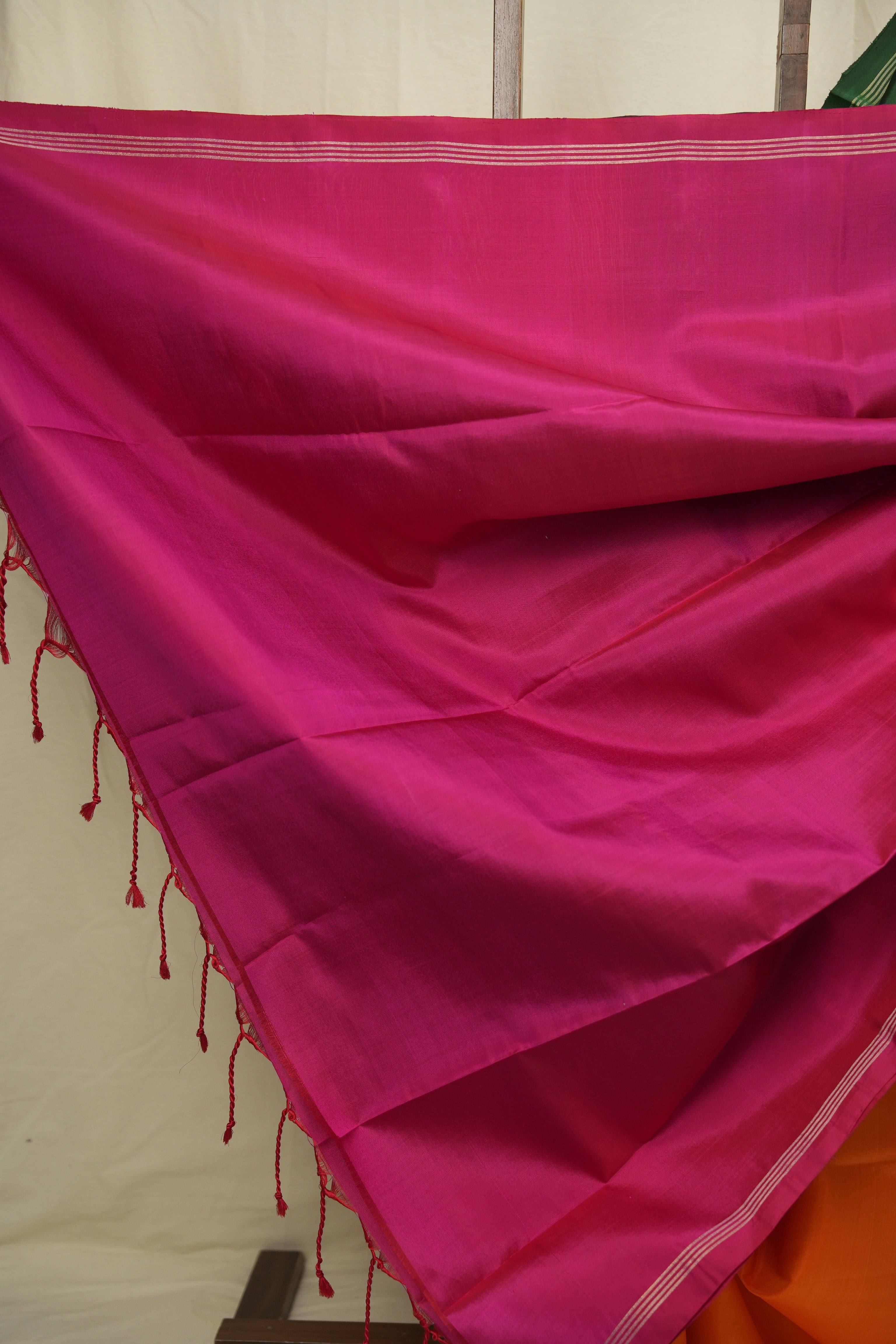 Beige Soft Silk Saree - SRBSSS442