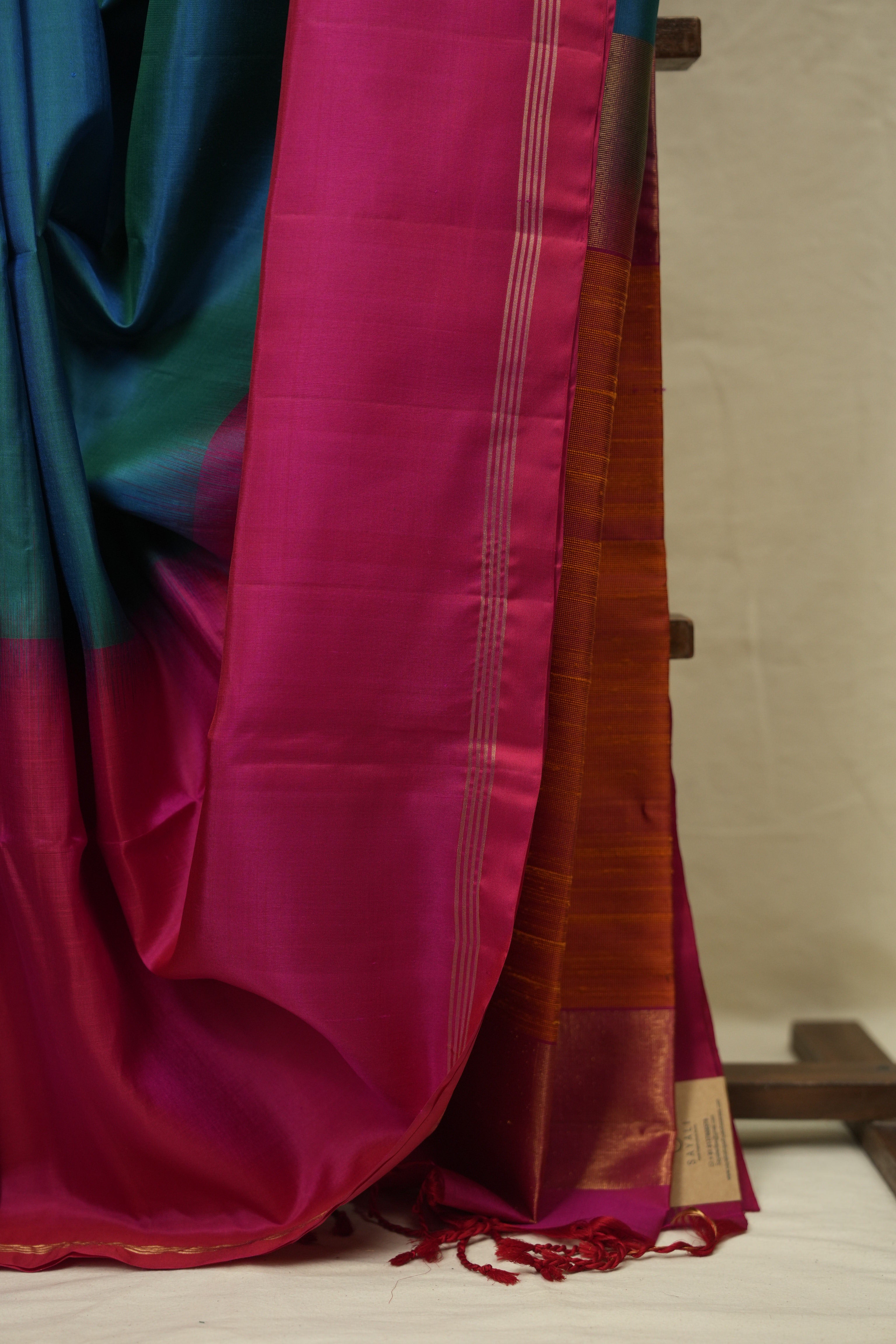 Turquoise Soft Silk Saree - SRTSSS443